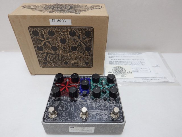 electro-harmonix Tone Tattoo マルチエフェクター(Memory Toy ディレイ/Neo Clone コーラス/Metal Muff ディストーション)