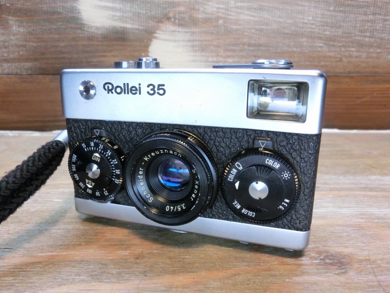 7892 良品 希少 S-Xenar Rollei 35 露出計OK シルバー ローライ フィルムカメラ