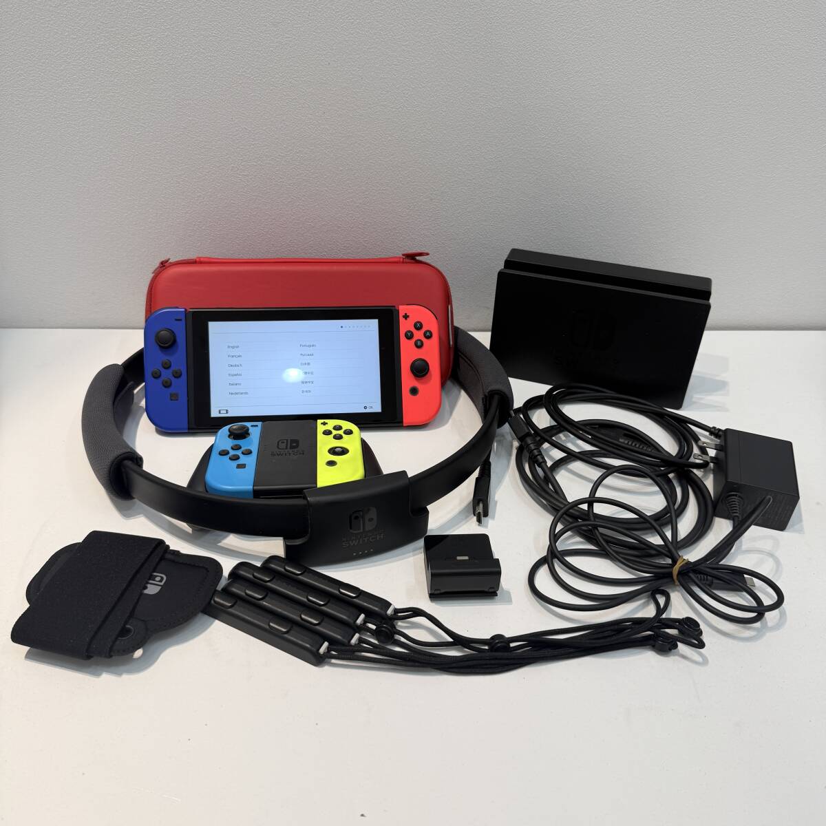 【NINTENDO/ニンテンドー/任天堂】SWITCH/スイッチ 本体 HAC-001 ゲーム機★65028