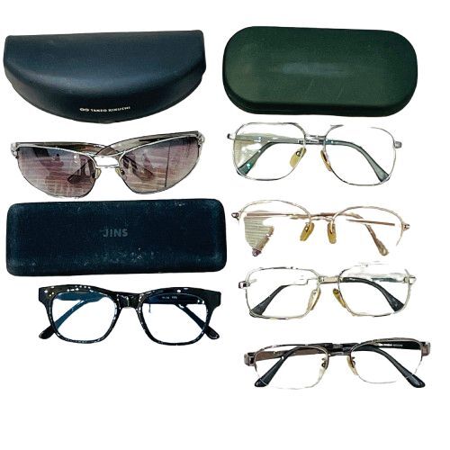 【サングラス 眼鏡おまとめ】TAKEO KIKUCHI/タケオキクチ JINS/ジンズ 他 度数不明 メガネフレーム★