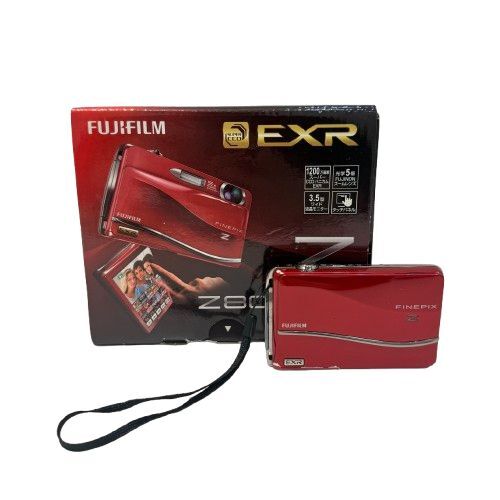【FUJIFILM/フジフィルム】コンパクトデジタルカメラ/デジカメ Z800 EXR レッド★65051