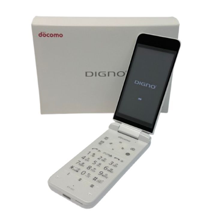 【docomo/ドコモ】DIGNO/ディグノ KY-42C ホワイト ガラケー 携帯★64735