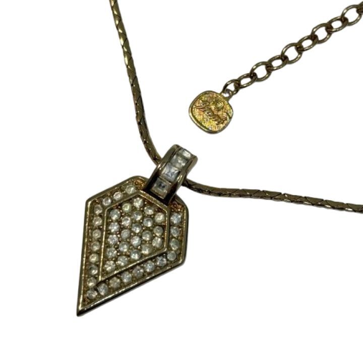 【grosse/グロッセ】ネックレス ゴールド ラインストーン レトロアクセサリー★