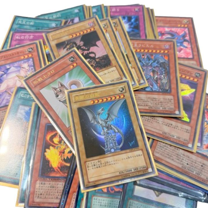 【遊戯王】カードおまとめ 柴戦士タロ/青眼の白龍/幻魔皇ラビエル/逆転の女神/エルフの剣士etc★