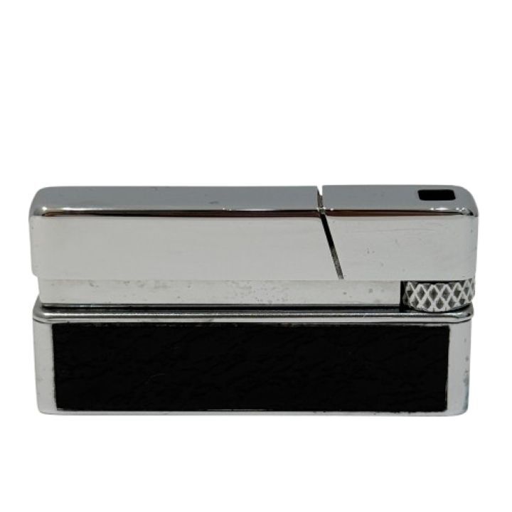 【SILVER MATCH/シルバーマッチ】ガスライター ブラック×シルバー★65014