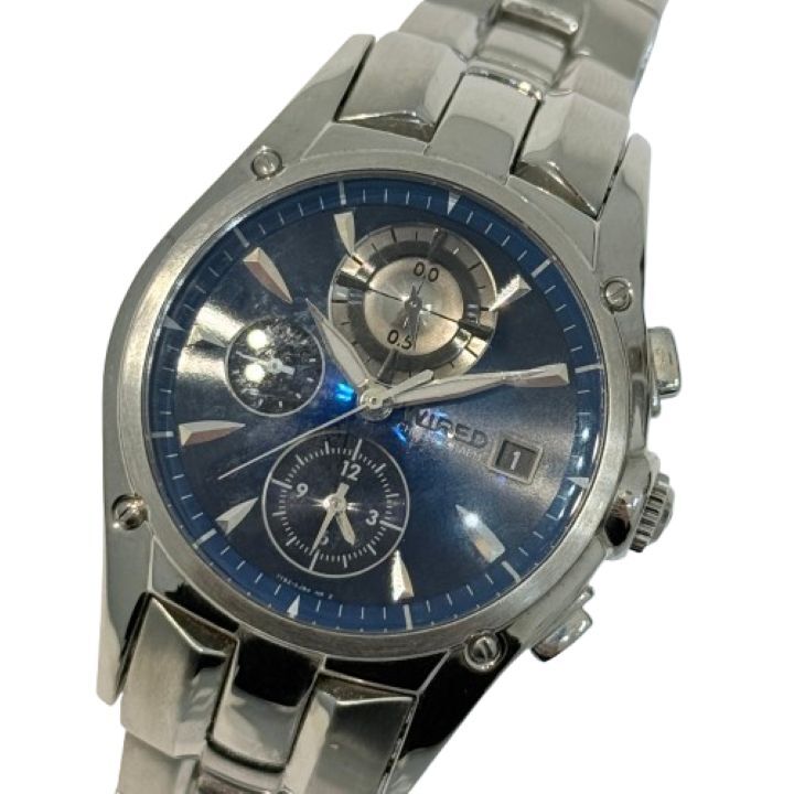 【SEIKO/セイコー】WIRED/ワイアード 7T92-0GK0 クオーツ クロノグラフ 腕時計★65073