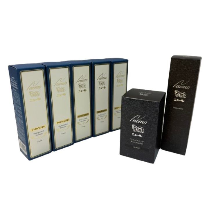 【Newmo/ニューモ】未開封 薬用育毛剤×5個 75ml/ヘアパウダー 20g/ヘアミスト 100ml★65102