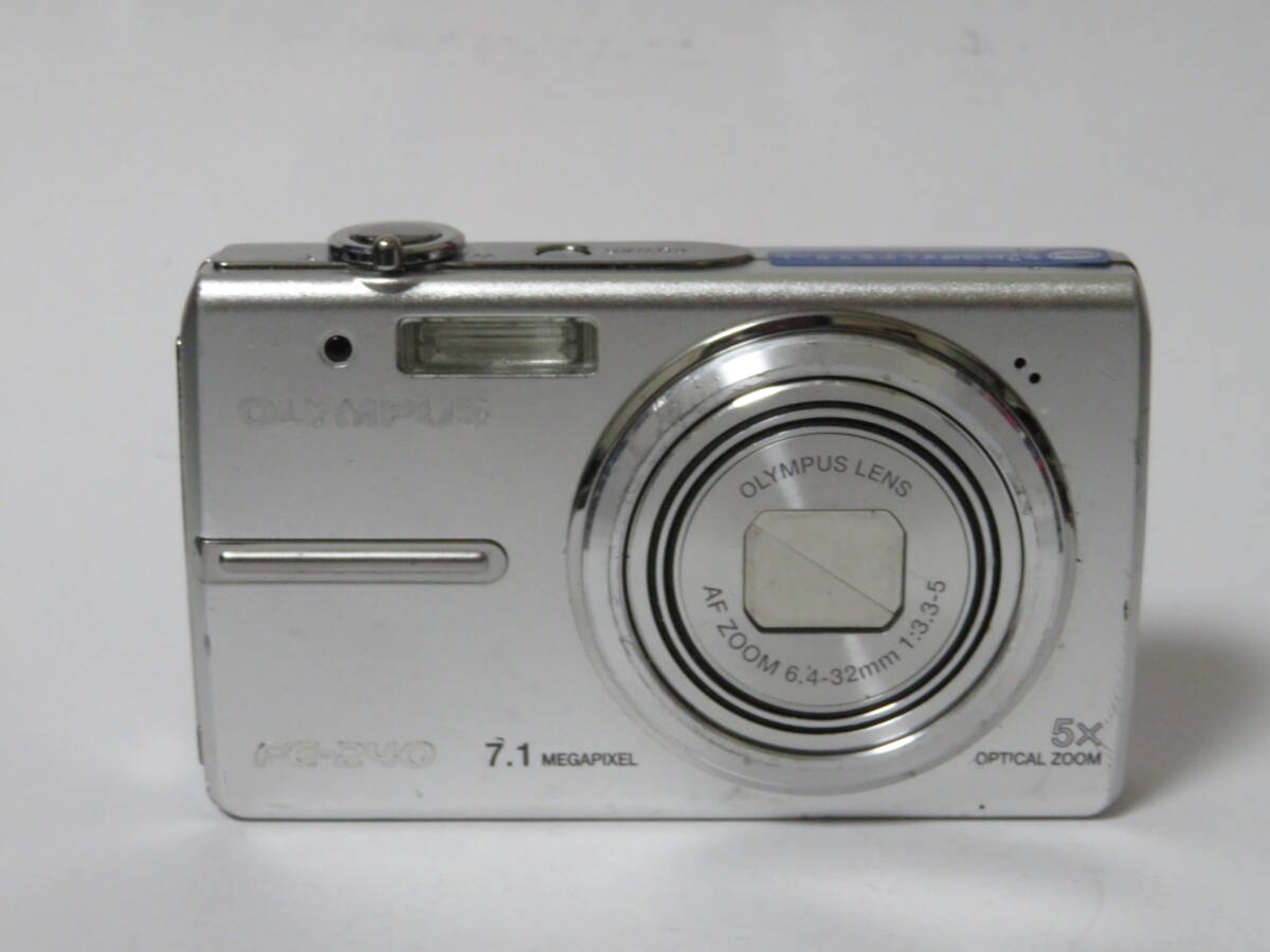 訳あり品 オリンパス OLYMPUS FE-240 シルバー 正常動作品 [Excellent / All Functions OK] #9130