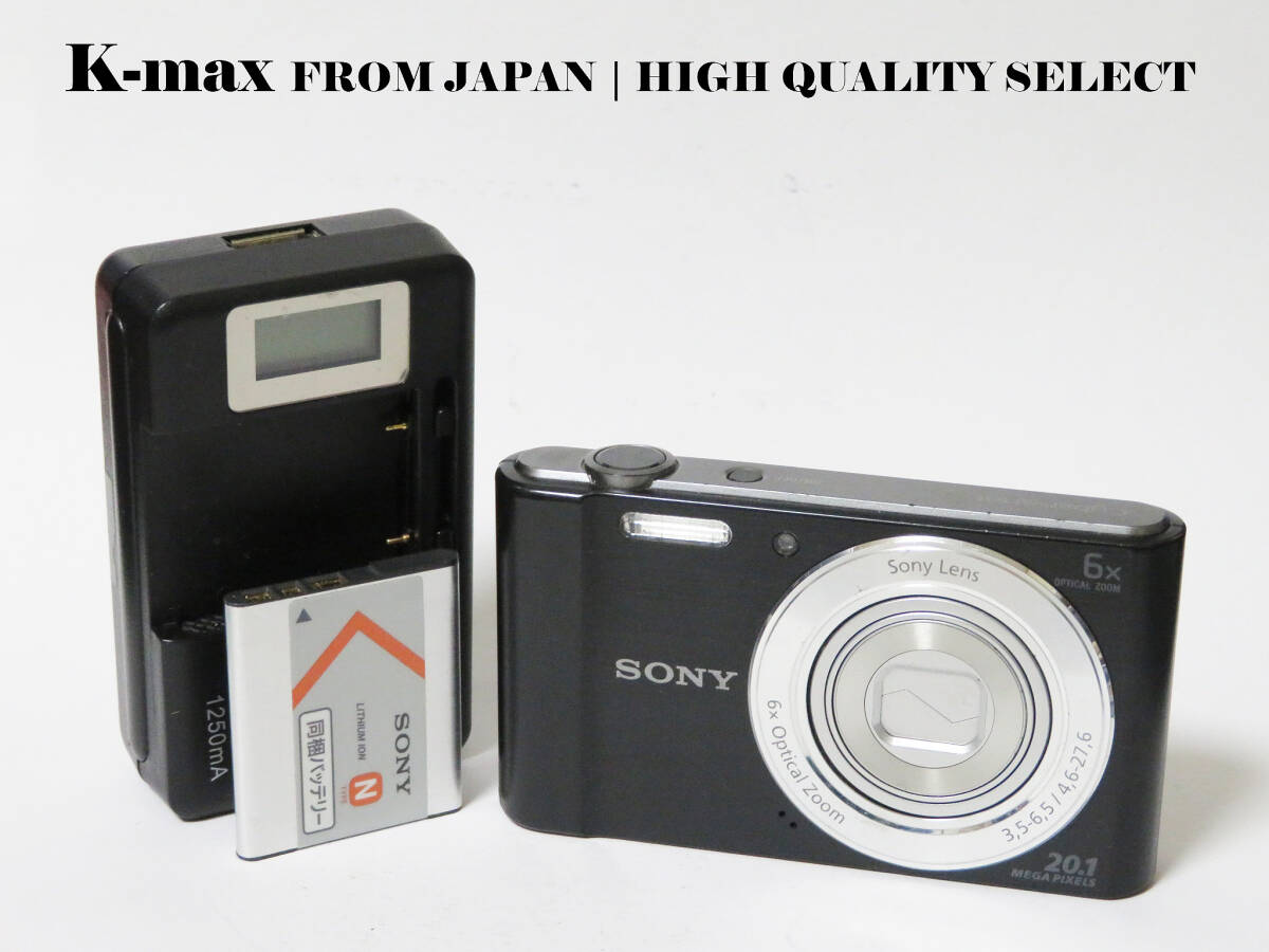  【極上美品】 ソニー SONY Cyber-shot DSC-W810 ブラック 20.1 MEGA PIXELS 正常動作品 [Top Mint / All Functions OK] #9228