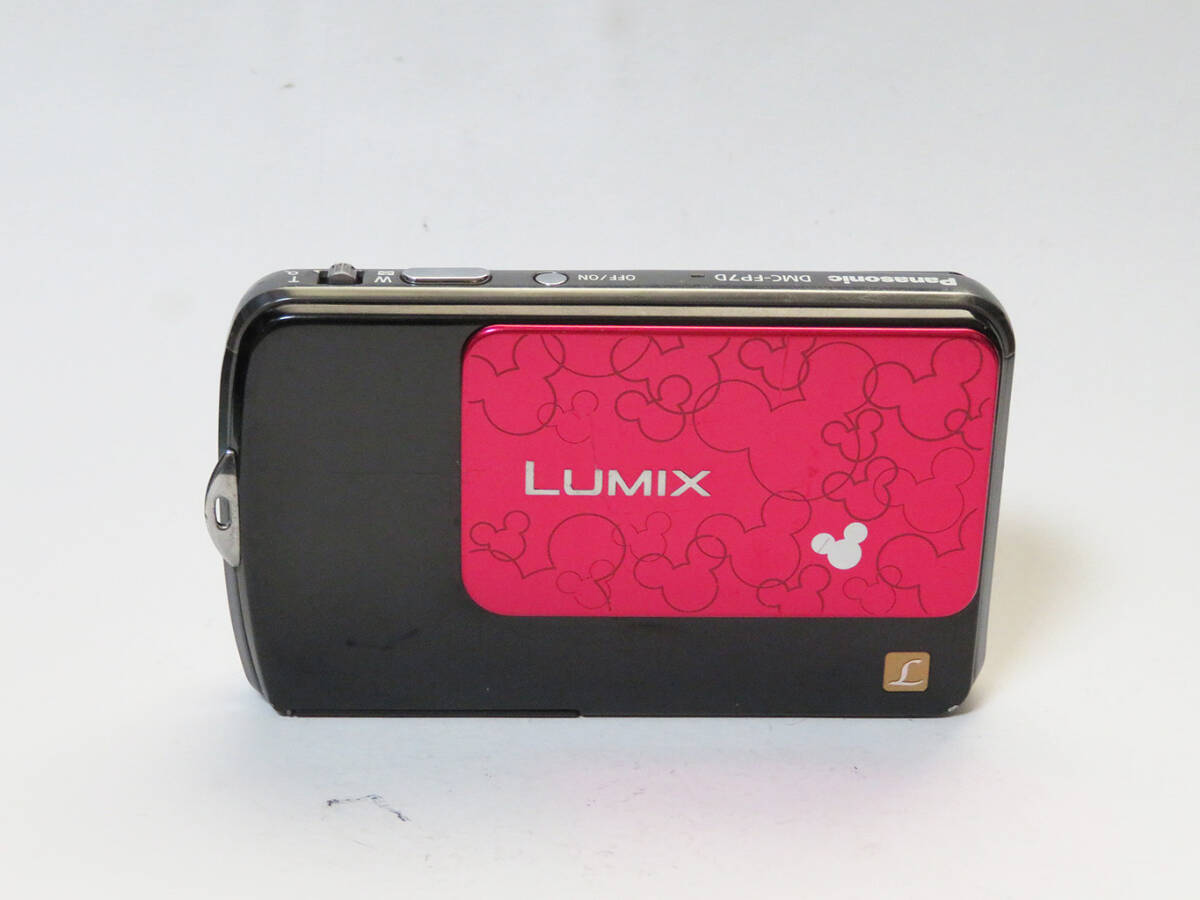 ジャンク品 パナソニック Panasonic LUMIX DMC-FP7D ディズニーモデル　液晶パネル操作不良 [Mint ] #9279