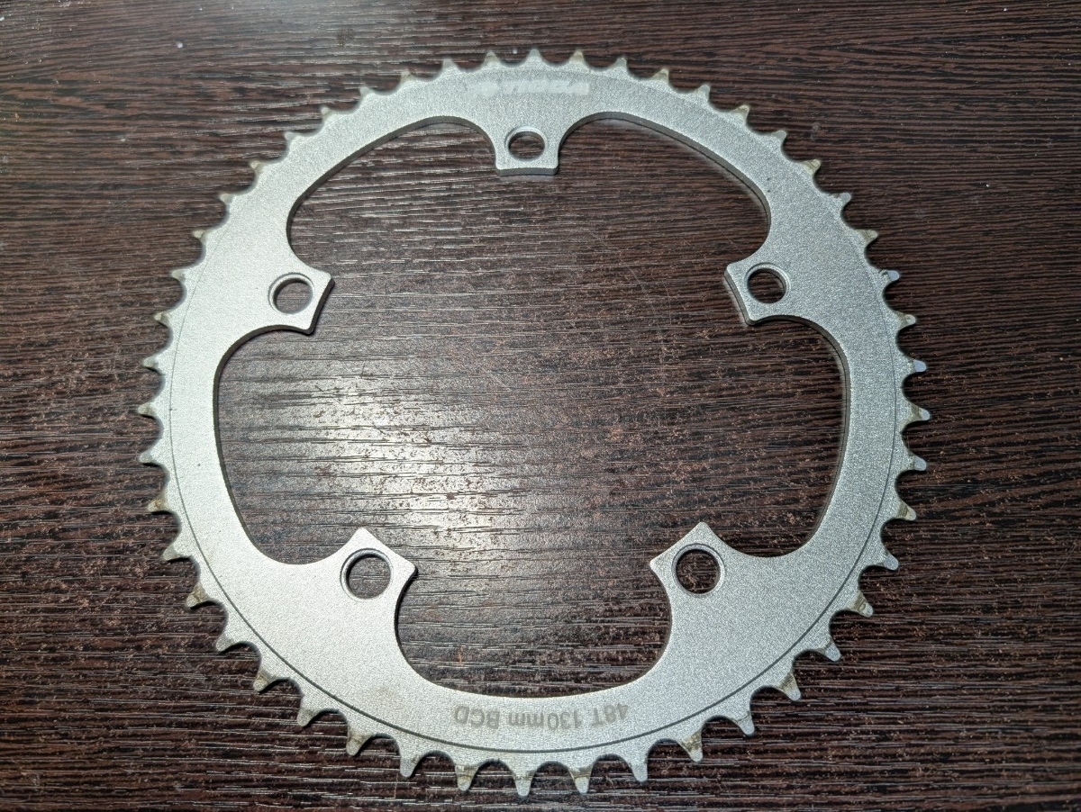 【中古】TIOGA 48T PCD130mm BCDチェーンリング ピスト