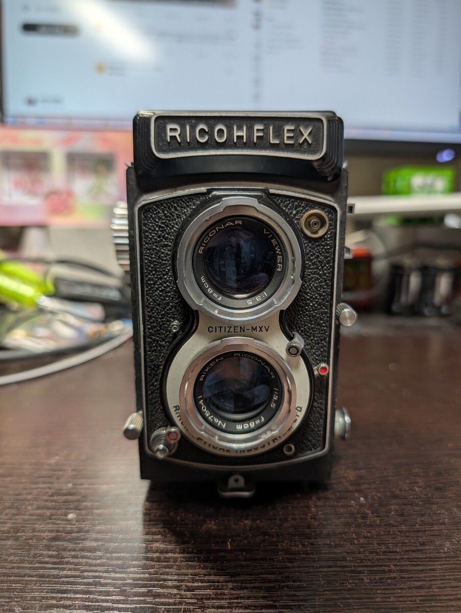【中古】 RICOHFLEX リコーフレックス 二眼レフカメラ
