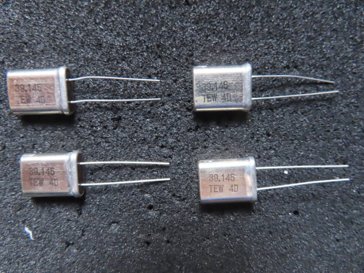 【未使用】クリスタルオシレータ 水晶発振子 39.145MHz ４個まとめて
