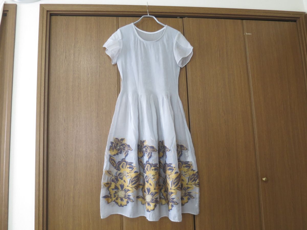 HIROKO BIS　透け感ワンピース HIROKOKOSHINOヒロココシノ　ヒロコビス