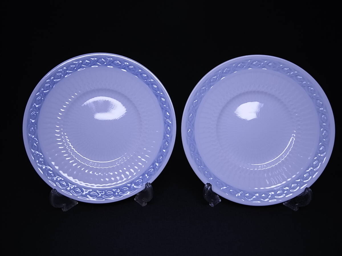 ★☆美品 RoyalCopenhagen ロイヤルコペンハーゲン ブルーファン プレート15cm ケーキ皿 サイドプレート 廃盤品☆★