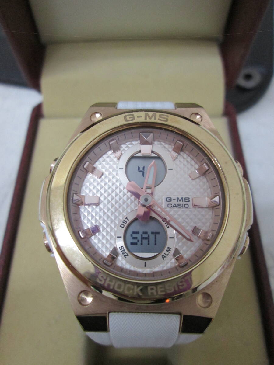 (20)☆カシオ CASIO Baby-G レディース腕時計 G-MS MSG-C100G 純正ベルト 2026年4月電池交換済み 稼働品 