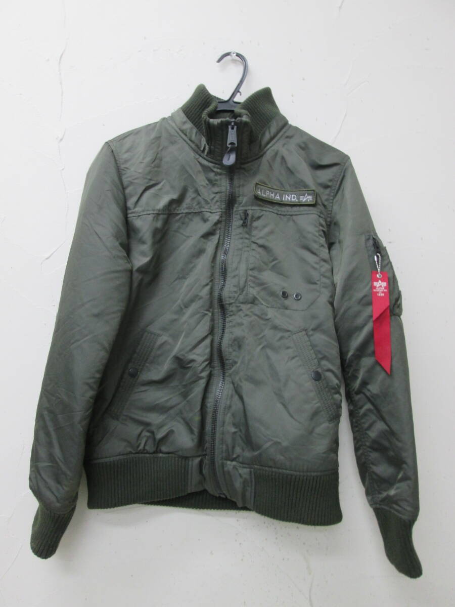 (20)☆ALPHA INDUSTRIES アルファインダストリーズ メンズ フライトジャケット ファー欠品 026200 3A382 カーキ サイズL 