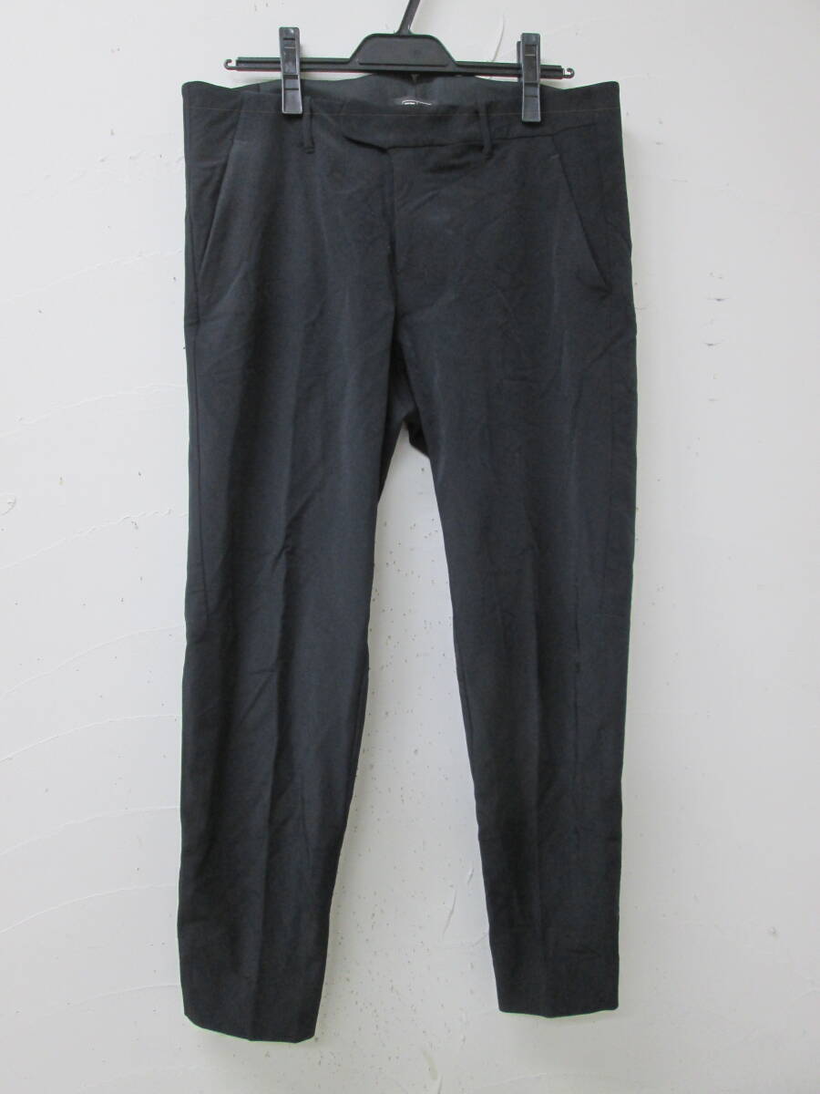 (22)♪DESCENTE GOLF デサント ゴルフ メンズ ナイロン パンツ サイズL W82 ネイビー? ブラック?
