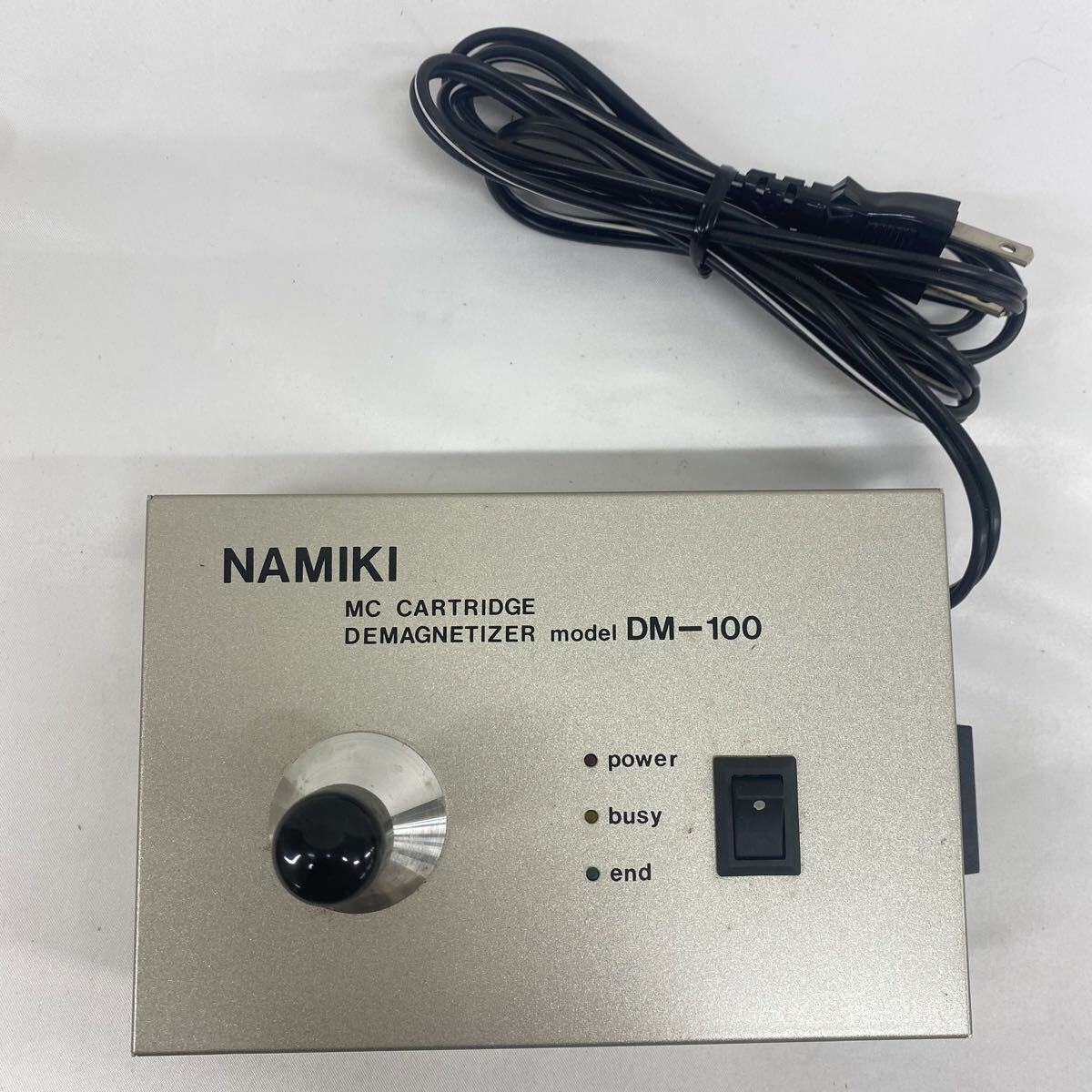 NAMIKI DM-100 MCカートリッジ消磁気 オーディオ機器 現状品
