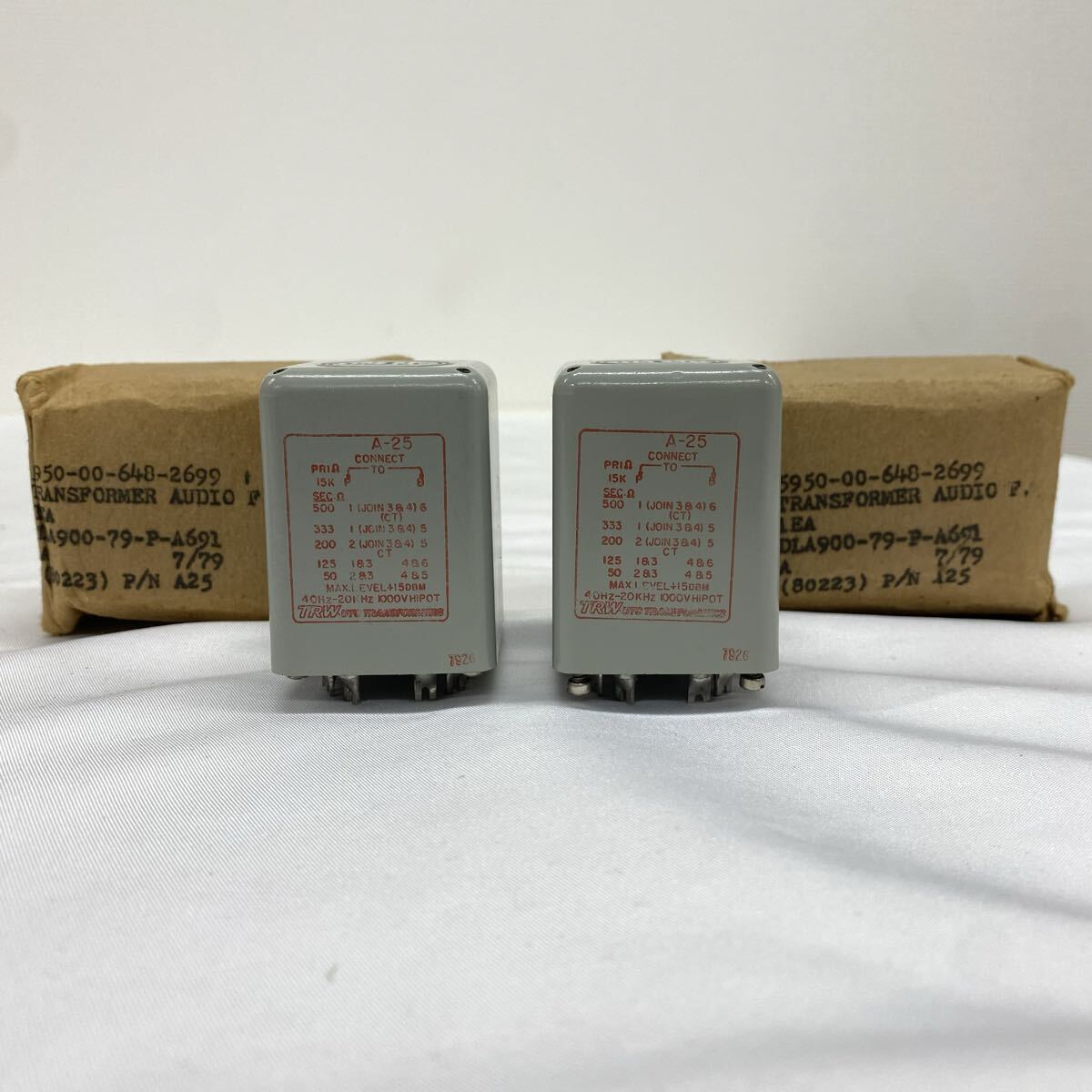 UTC A-25 トランス ペア 箱付き 現状品