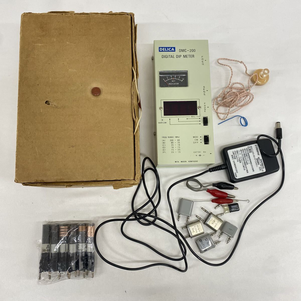 DELICA デリカ 三田無線 DMC-200 ディップメーター　通電のみ確認済み 現状品　アマチュア無線