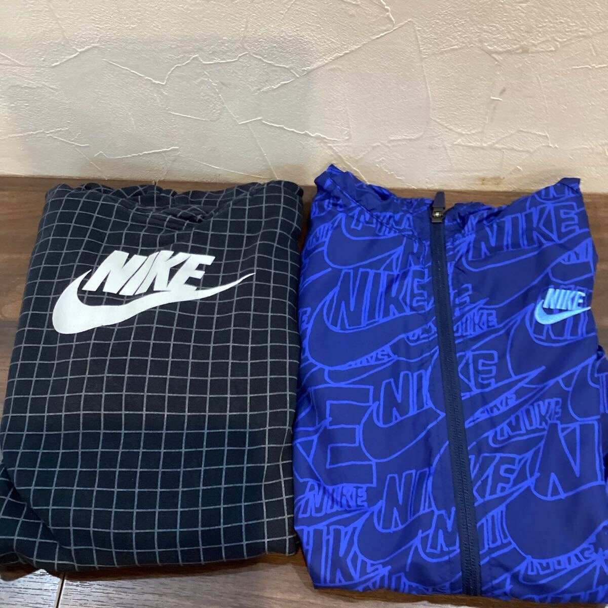 キッズ　 ナイキ　パーカー　ナイロン　まとめ　JKT NIKE 2枚　ウインドブレーカー 【11076】（4）