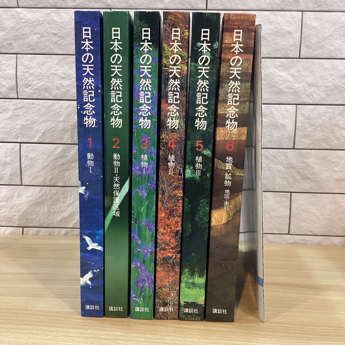 日本の天然記念物　1〜6 動物　植物　地質　鉱物　本　環境　自然　【11384N】(4)