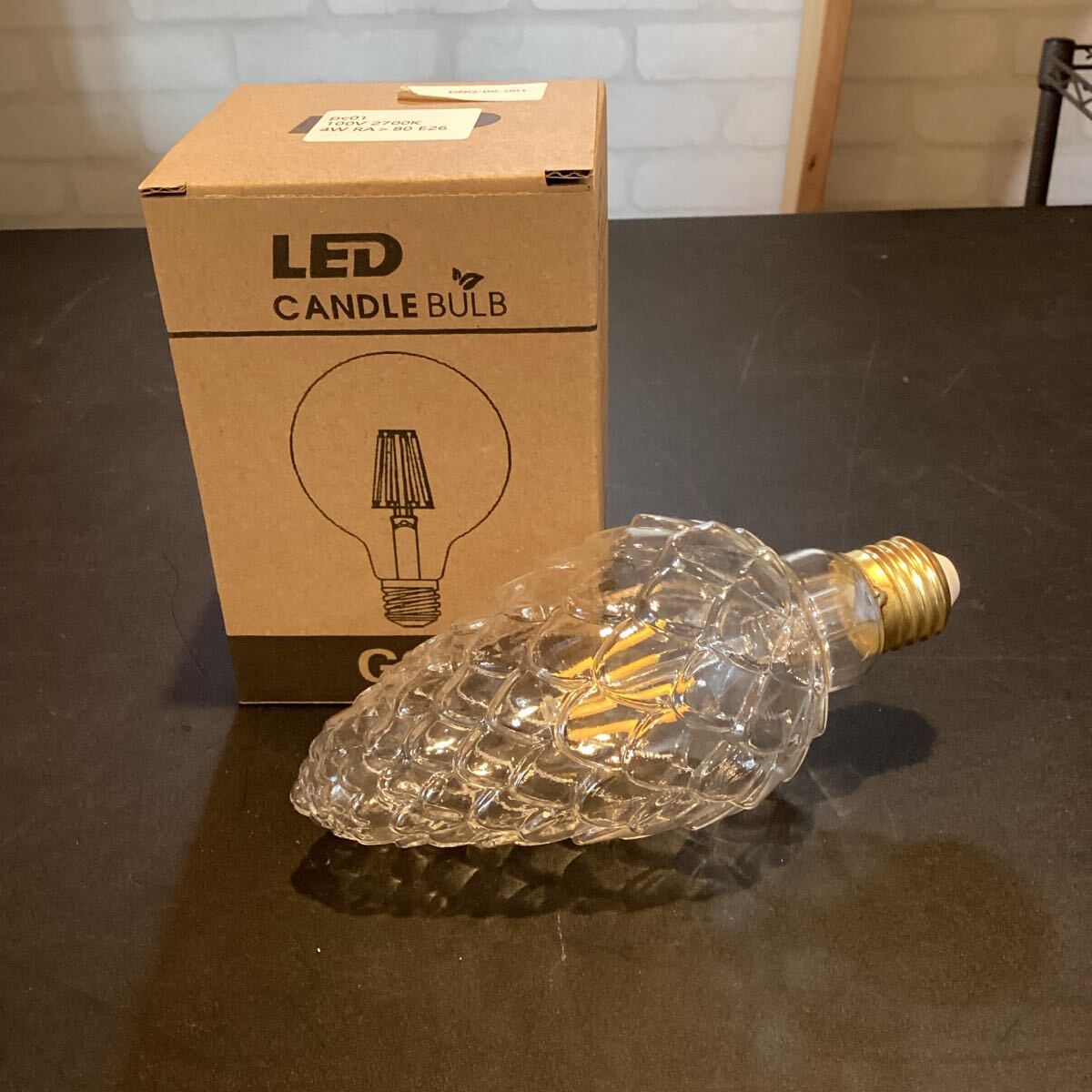 LED電球レトロインテリア E26 松ぼっくり　 アンティーク 電球　　【T24147】（4）
