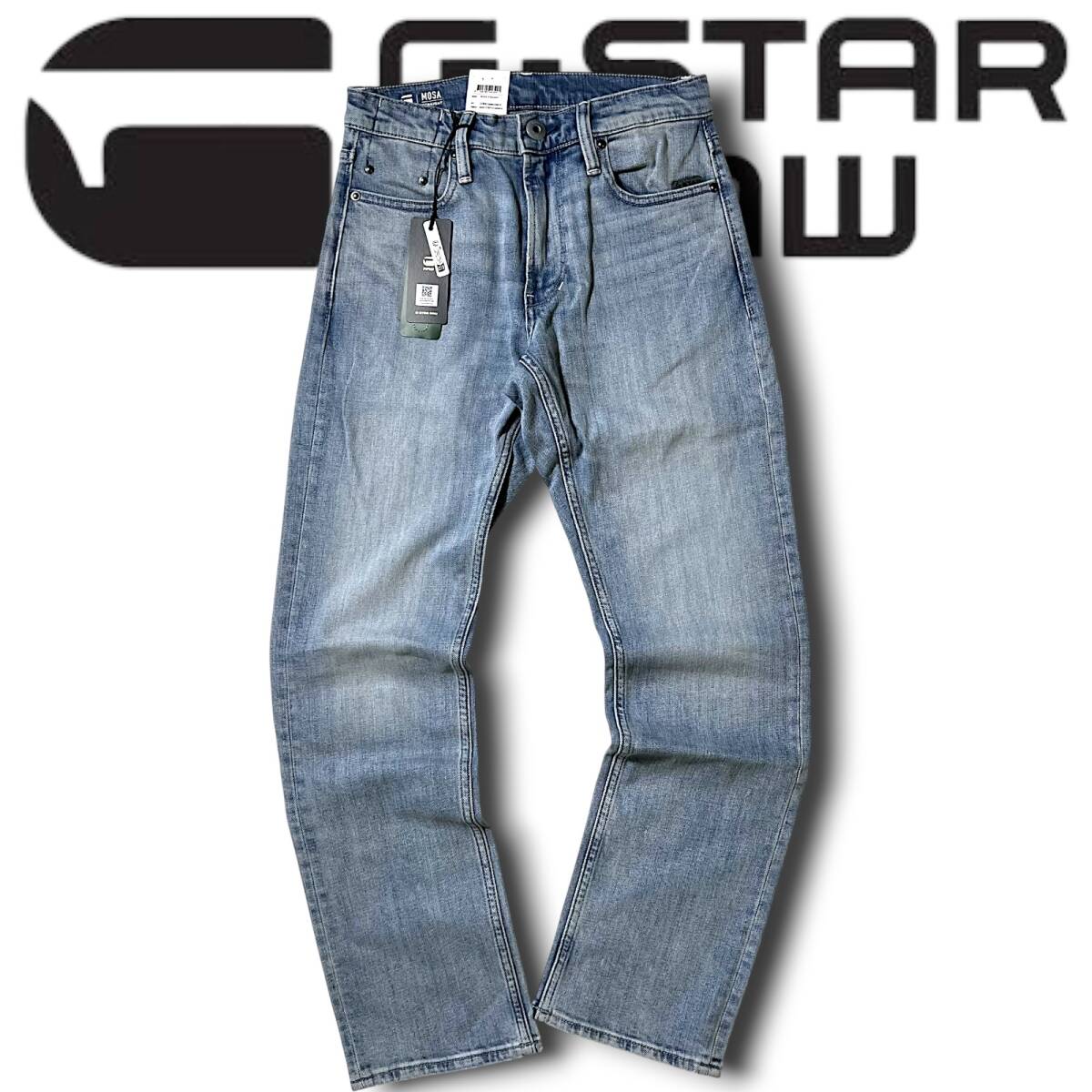 新品 G-STAR RAW ジースター ロゥ 定価2.3万 SAPA STRETCH DENIM 立体 スキニーフィット デニムパンツ ジーンズ 26/30 春夏秋 B10497