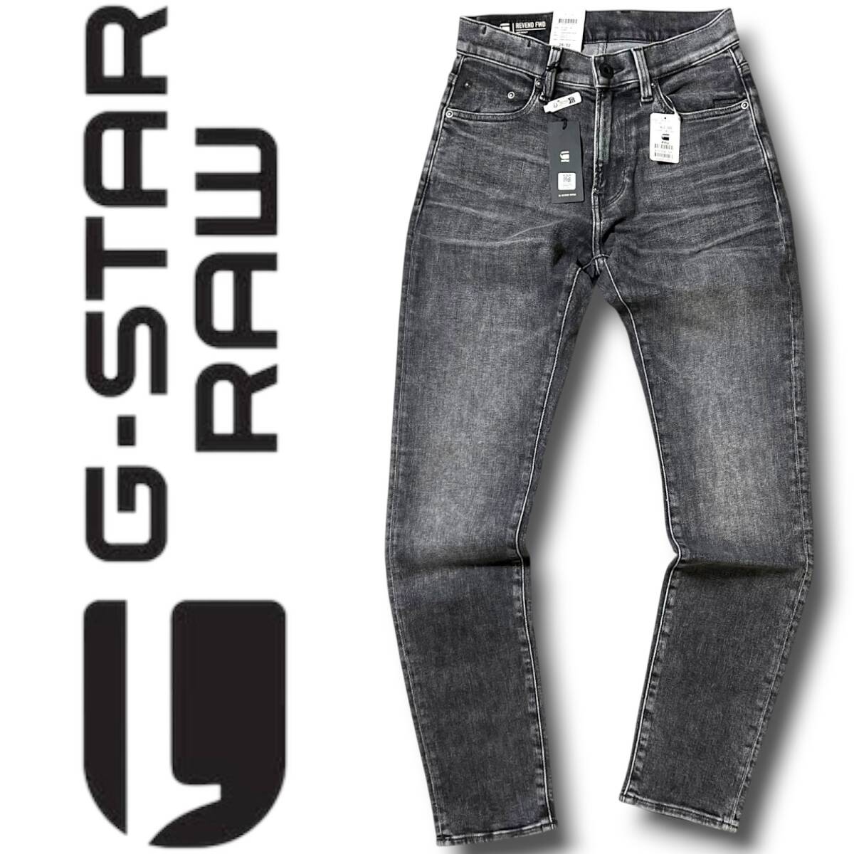 新品 G-STAR RAW ジースター ロゥ 定価2万 Revend FWD Skinny Jeans 立体 スキニーフィット デニムパンツ ジーンズ 26/32 春夏秋 B10511