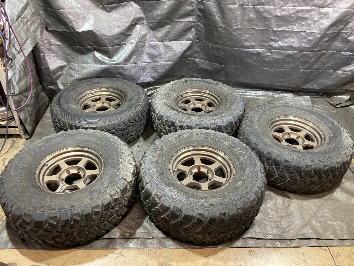 レイズ ボルクレーシング VR TE37X ブロンズ系 ホイール 16×8.0J＋0 PCD139.7 FZJ80G ランドクルーザー ランクル80 5本 [11PE1]