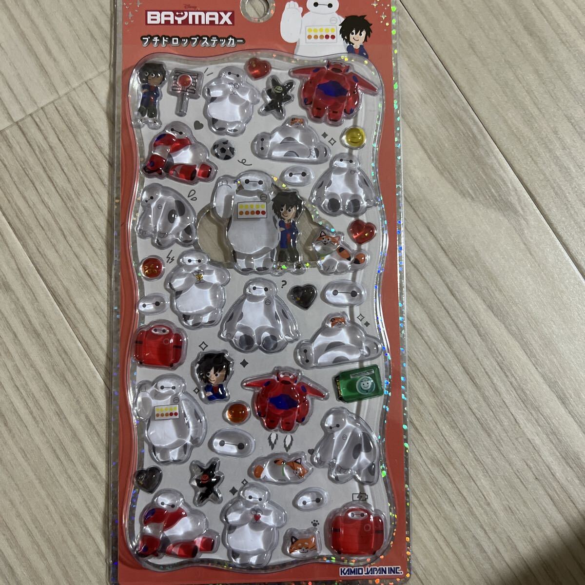 正規品ベイマックス プチドロップステッカー ディズニー プチドロ カミオジャパン シール