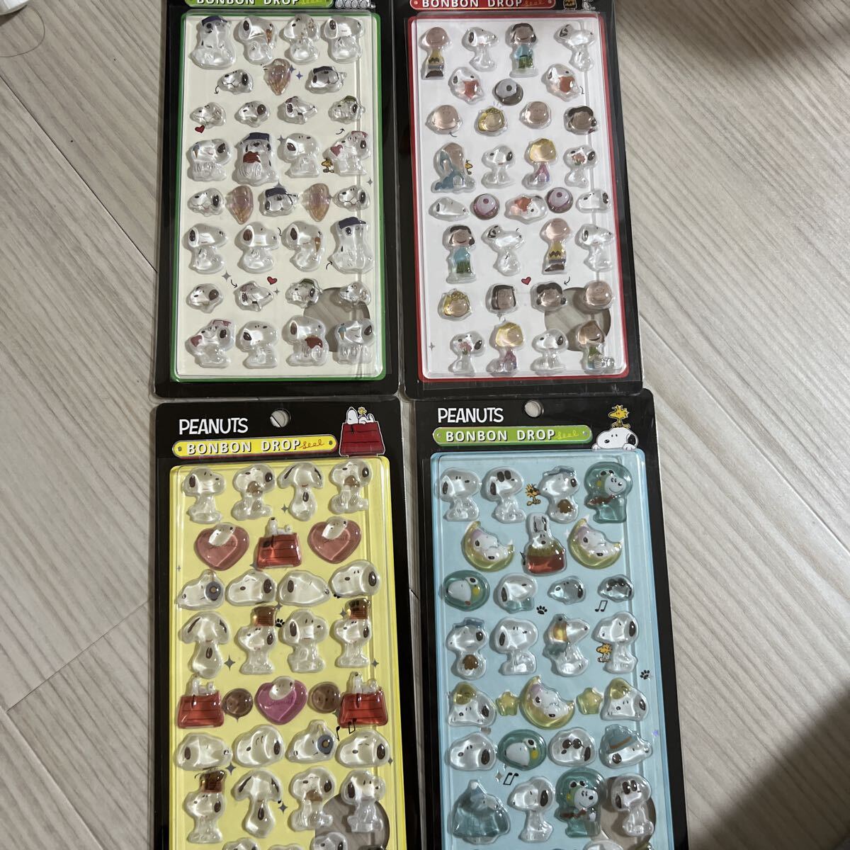 スヌーピー ボンボンドロップシール PEANUTS シール 立体シール