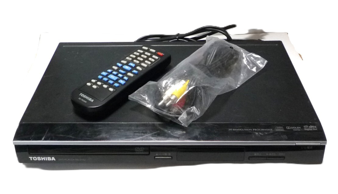 【現状品】TOSHIBA 東芝 REGZA レグザ DVDプレーヤー SD-310J ブラック 