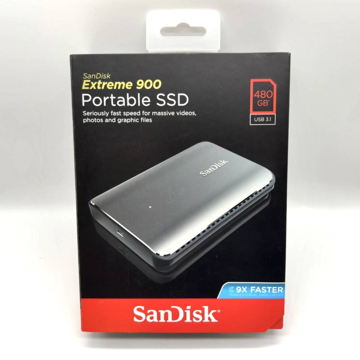 未開封 SanDisk Extreme 900 ポータブルSSD 480GB　傷、汚れあり　現状品　A136