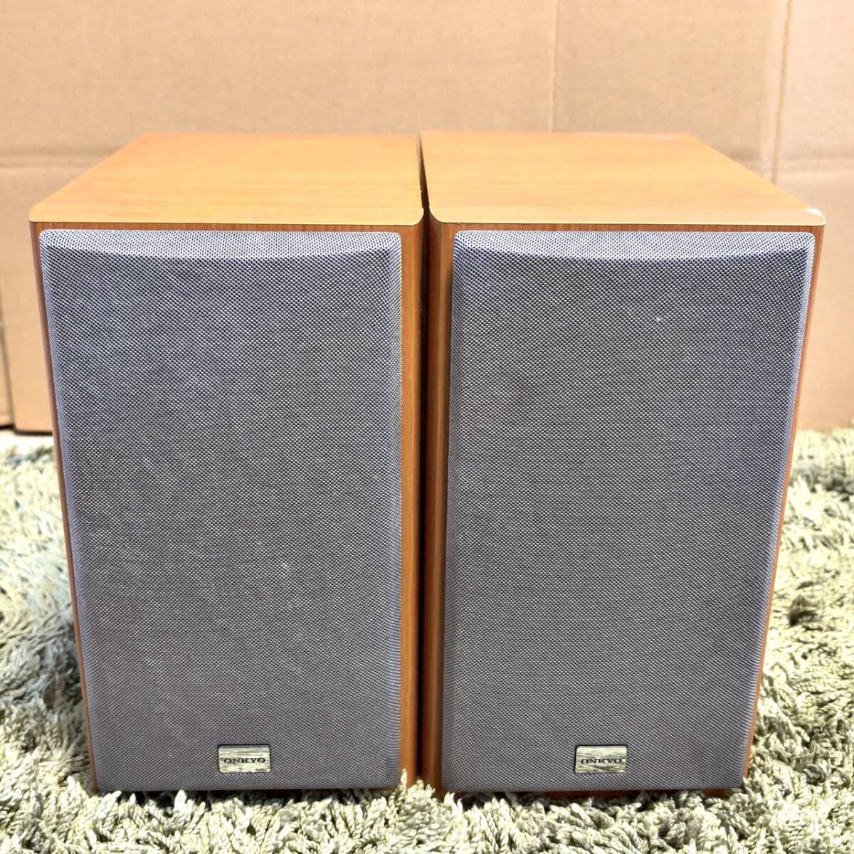 ONKYO オンキョ－ スピーカー D-F700 ペア A142