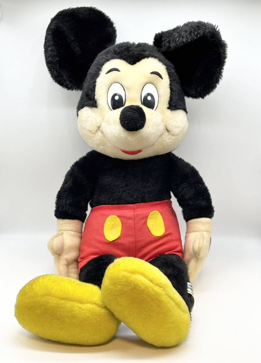 【レア】東京ディズニーランド 1982年 開園当初 ぬいぐるみ 当時物 レトロ ヴィンテージ 約50㎝ ミッキーマウス ウォルトディズニー C5