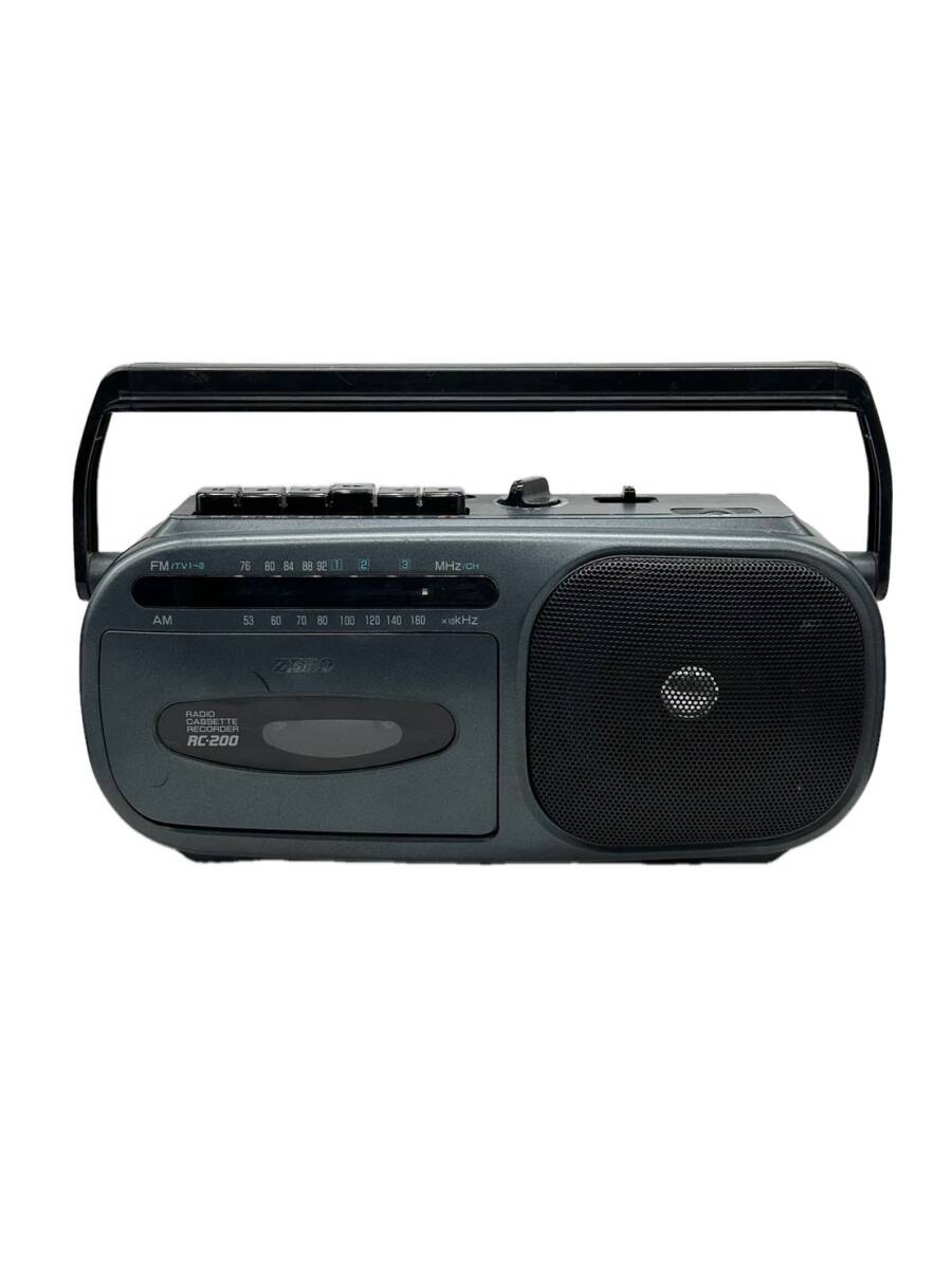 1円スタート ZERO ゼロ RC-200 ラジオ カセットレコーダー AM/FM 株式会社ドウシシャ レトロ 家電 動作未確認