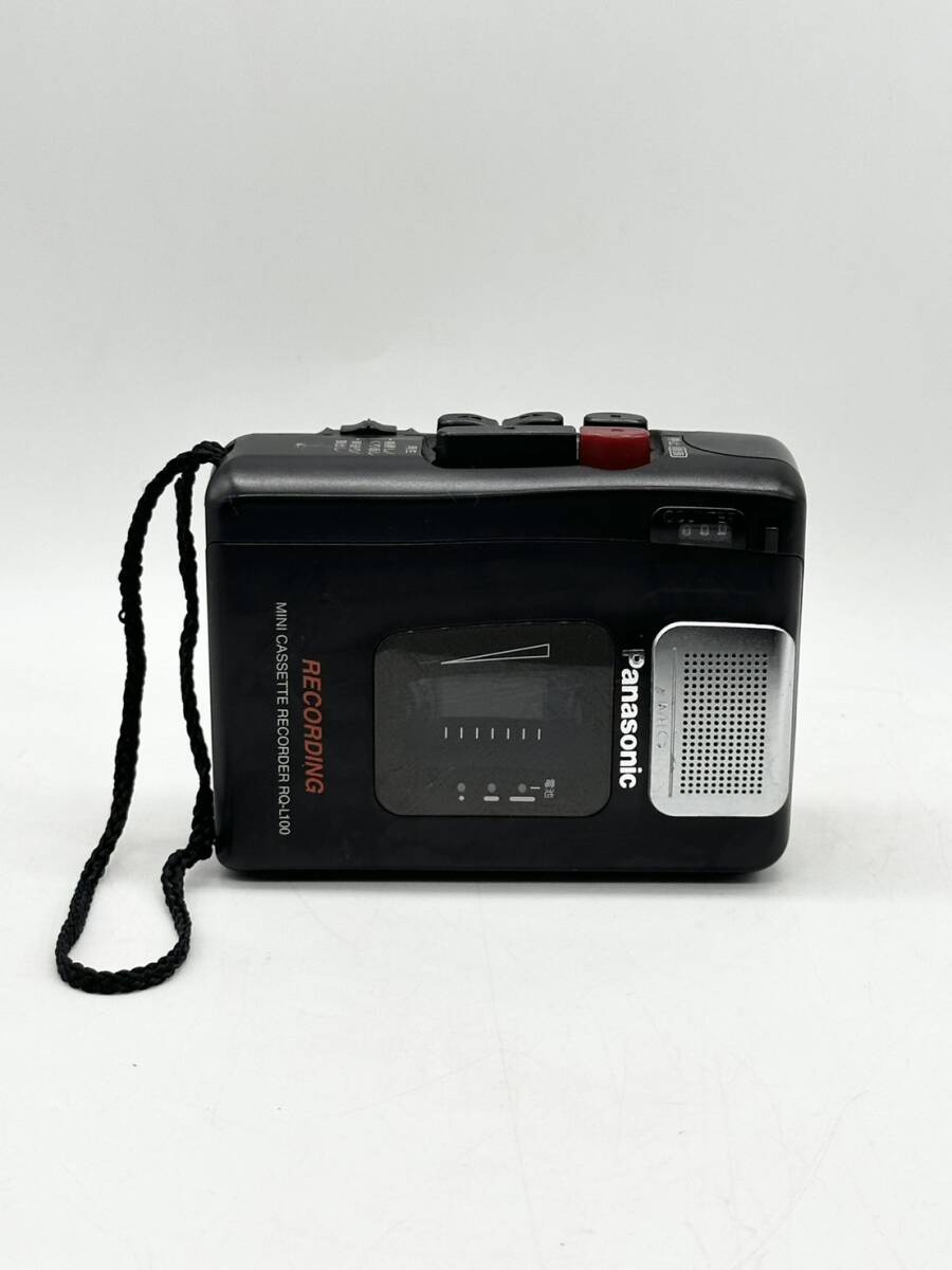 1000円スタート パナソニック ミニカセットレコーダー RQ-100 レトロ 動作未確認