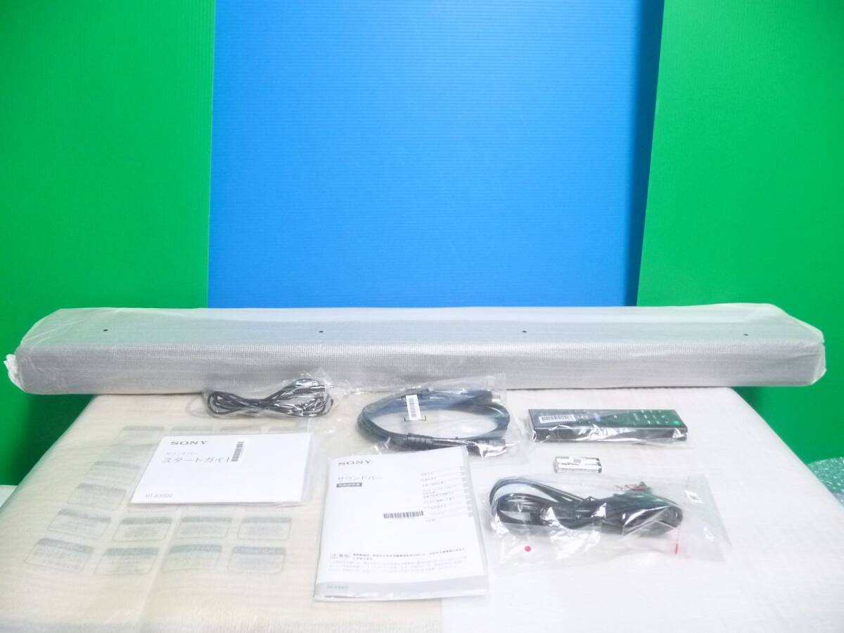 ◆展示美品(箱有り) SONY(ソニー) 3.1chサウンドバー HT-A3000 [ワンボディ/Dolby Atmos対応/DTS:X対応/360立体音響] 保証付