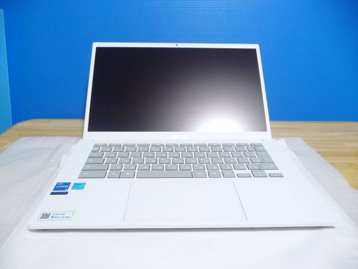 ◆展示極上品 ASUS Chromebook Plus CX34(CX3402CBA) CX3402CBA-MW0151 [14型/タッチパネル搭載/Core i3-1215U/8GB/128GB/ChromeOS] 保証付