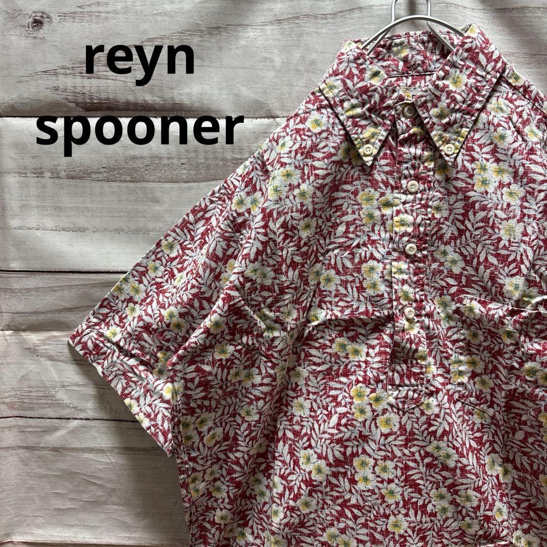 70s reyn spooner プルオーバーアロハシャツ 乳首タグ 金タグ