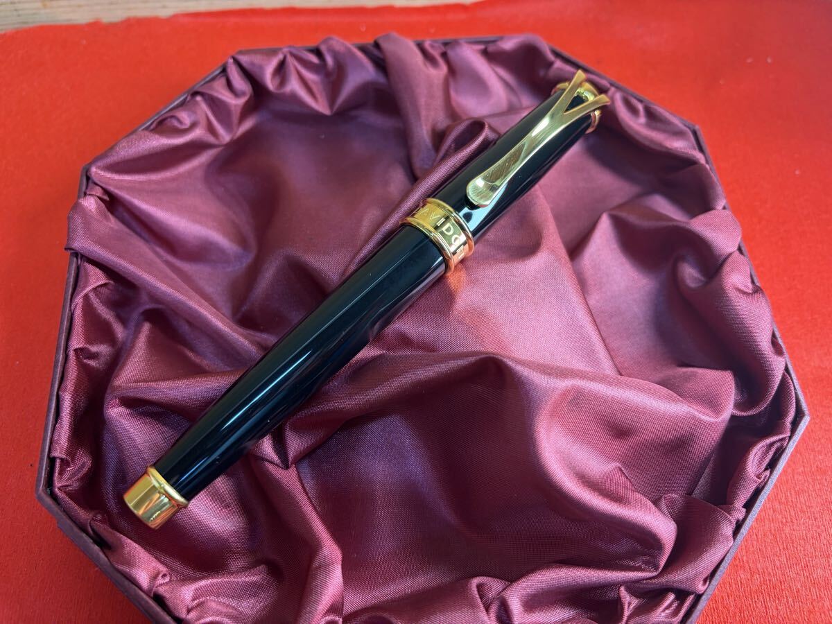 【J037】DAVIDOFF ダビドフ ペン先 18K 万年筆 ブラック