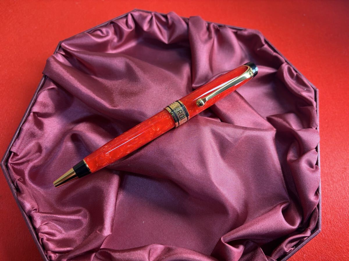 【J040】AURORA アウロラ　75周年限定品　ロッソ　ボールペン
