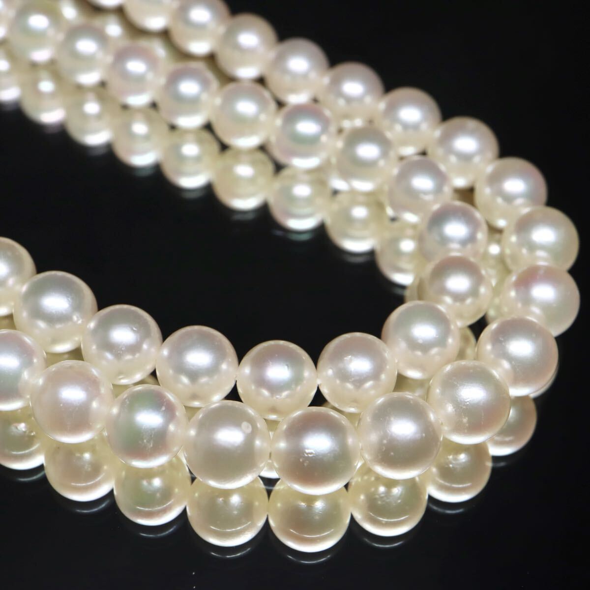 【TASAKI(田崎真珠)】約6.5mm珠◆アコヤ本真珠ネックレス◆A 約30.5g 約42.5cm pearl パール necklace jewelry ジュエリー DC0/EB5 WN156