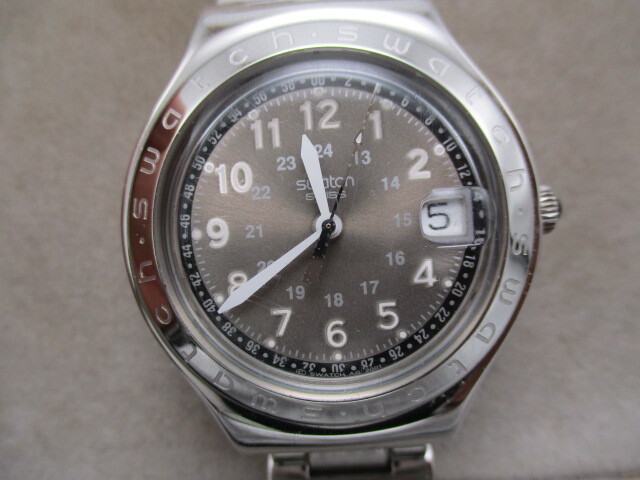 ★☆SWATCH　スウォッチ　IRONY　クオーツ　デイト　稼働品☆★