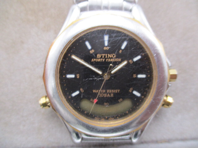 ★☆カシオ　CASIO　STING　スティング　SPORTY　VERSION　メンズ腕時計　クオーツ　STN-405W☆★