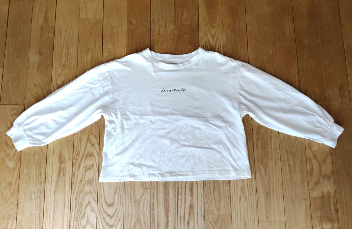 GLOBAL WORK キッズ　長袖Tシャツ　ヘビロッTEE　バックプリント　150