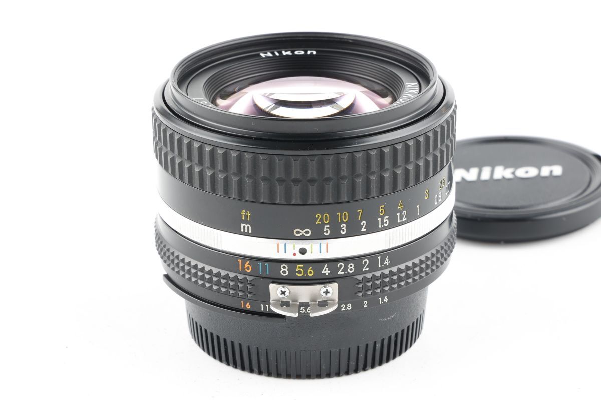 【かめらや】4092 難有品 外観美品 Nikon Ai NIKKOR 50mm F1.4S Ai-S 単焦点 標準レンズ Fマウント