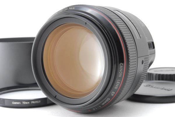 [A- Mint] Canon EF 50mm f/1.0 L USM AF Ultrasonic Lens w/ Hood From JAPAN 9776